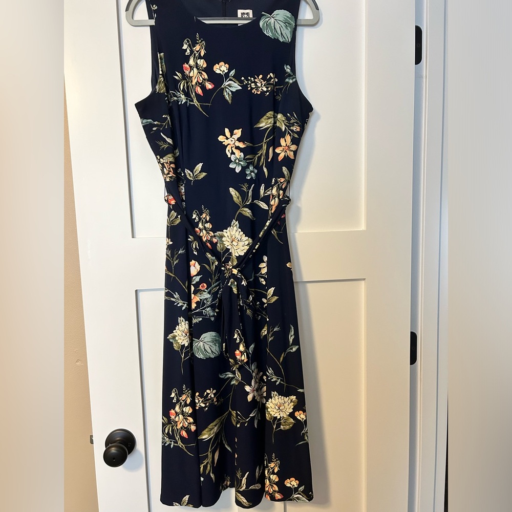 Anne Klein Floral Dress Size 10